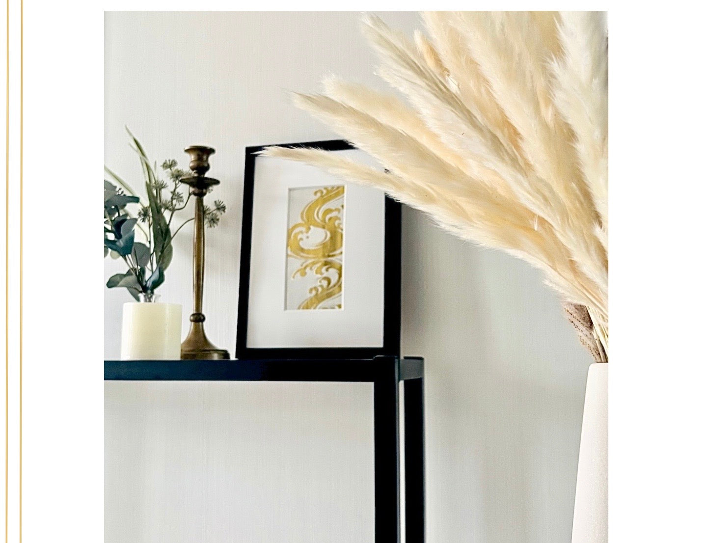 Obi Wall Art” is a framed obi wall art that does not cut the