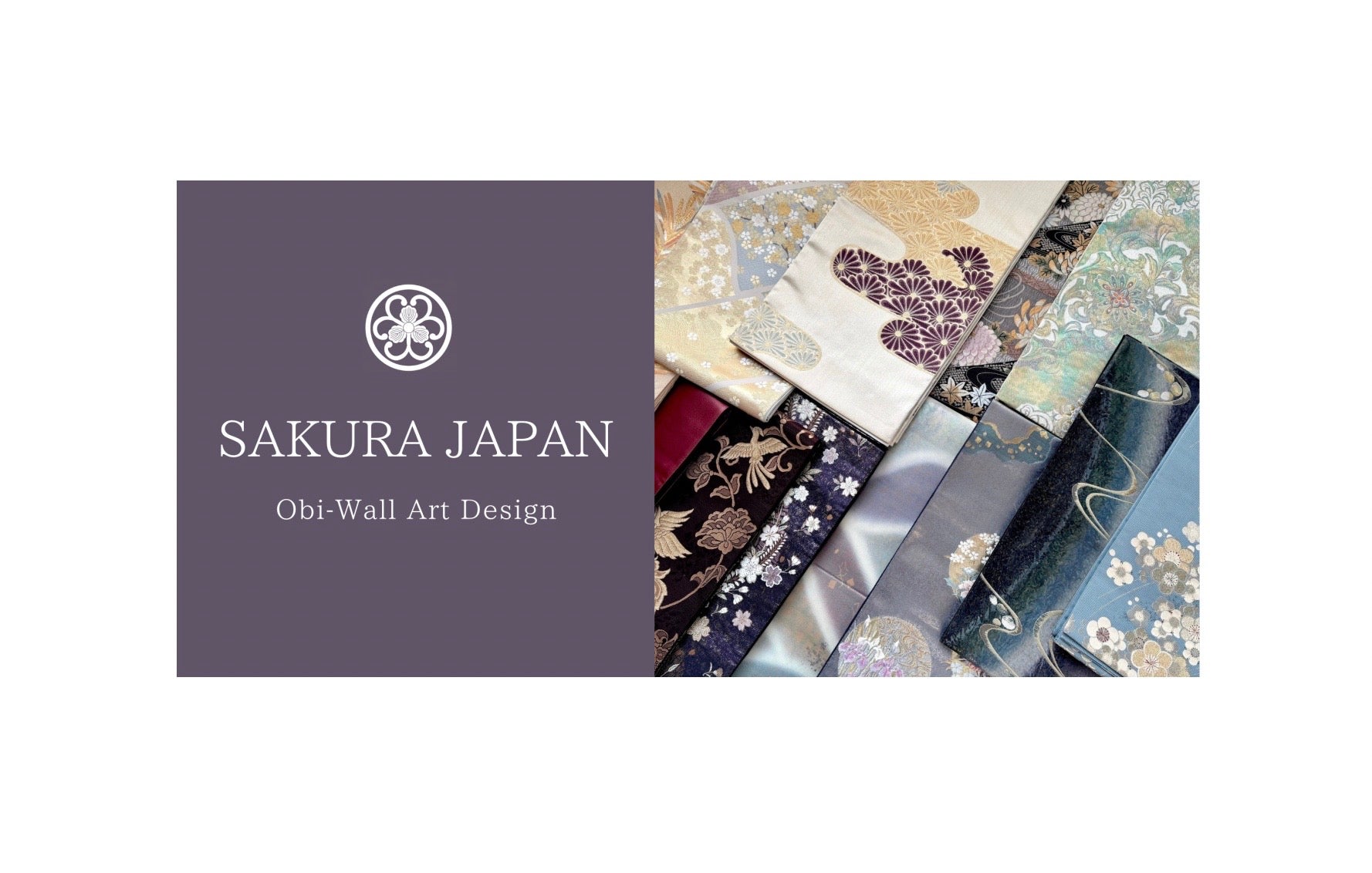帯を切らずに飾る額縁｜あなたの帯を切らずに手軽で特別なインテリアに。帯ウォールアートは語れる贈り物として選ばれています。帯の入れ替えは簡単。着物を着ない日も、帯をあなたのそばに。